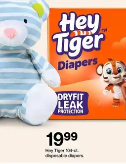 Target Hey Tiger 104-ct. disposable diapers offer