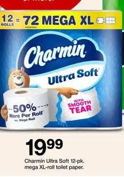 Target Charmin Ultra Soft 12-pk. mega XL-roll toilet paper offer