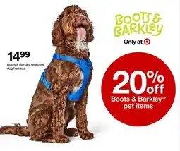 Target Boots & Barkley reflective dog harness offer