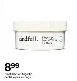 Target Kindfull 50-ct. fingertip dental wipes for dogs offer