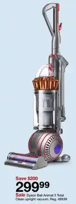 Target Dyson Ball Animal 3 Total Clean upright vacuum offer