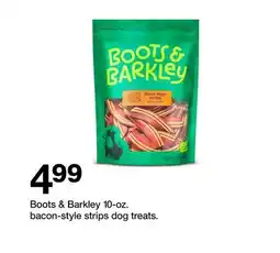 Target Boots & Barkley 10-oz. bacon-style strips dog treats offer