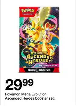 Target Pokémon Mega Evolution Ascended Heroes booster set offer