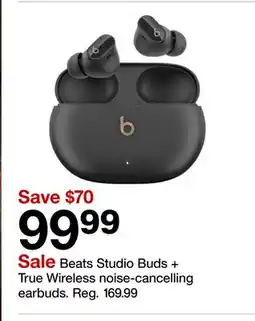 Target Beats Studio Buds + True Wireless noise-cancelling earbuds offer
