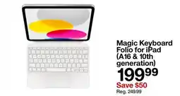 Target Magic Keyboard Folio for iPad (A16 & 10th generation) offer