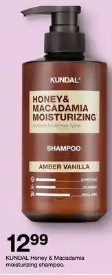 Target KUNDAL Honey & Macadamia moisturizing shampoo offer