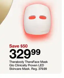 Target Therabody TheraFace Mask Glo Clinically Proven LED Skincare Mask offer