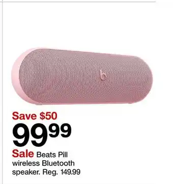 Target Beats Pill wireless Bluetooth speaker offer