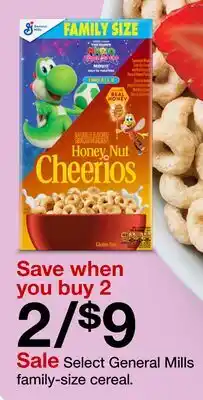 Target Select General Mills family-size cereal offer