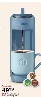 Target Keurig K-Mini Mate coffee maker offer