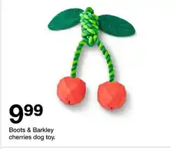 Target Boots & Barkley cherries dog toy offer