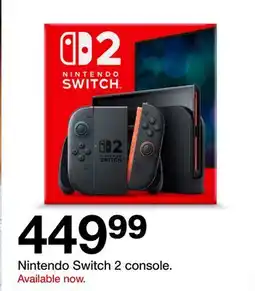 Target Nintendo Switch console offer