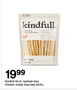 Target Kindfull 40-ct. rawhide-free chicken recipe dog treat sticks offer