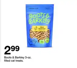 Target Boots & Barkley 3-oz. filled cat treats offer