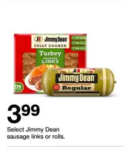Target Select Jimmy Dean sausage links or rolls offer