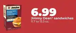 Hy-Vee Jimmy Dean sandwiches offer