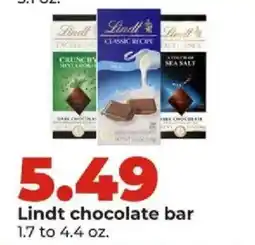 Hy-Vee Lindt chocolate bar offer