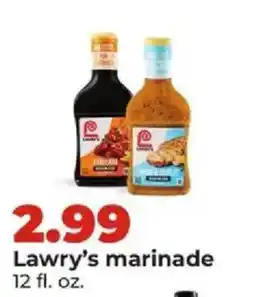 Hy-Vee Lawry's marinade offer