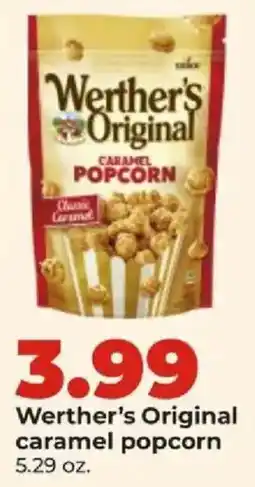 Hy-Vee Werther's Original caramel popcorn offer
