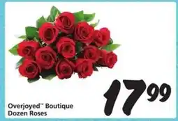 Safeway Overjoyed Boutique Dozen Roses offer