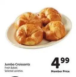 Safeway Jumbo Croissants offer
