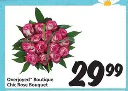 Safeway Overjoyed Boutique Chic Rose Bouquet offer