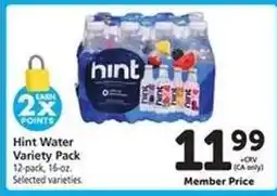 Safeway Hint Water Variety Pack offer