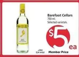 Safeway Barefoot Cellars offer