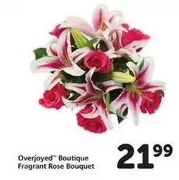Safeway Overjoyed Boutique Fragrant Rose Bouquet offer