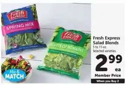 Safeway Fresh Express Salad Blends offer