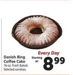 Safeway Danish Ring Coffee Cake offer