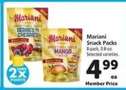 Safeway Mariani Snack Packs offer