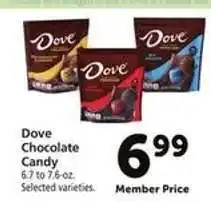 Safeway Dove Chocolate Candy offer