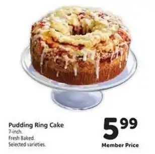 Safeway Pudding Ring Cake offer