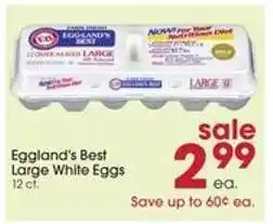 Giant Eagle Eggland's Best Large White Eggs offer