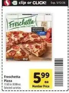Safeway Freschetta Pizza offer
