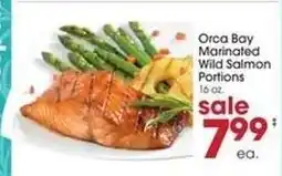 Giant Eagle Orca Bay Marinated Wild Salmon Portions offer