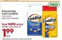 Giant Eagle Pepperidge Farm Goldfish offer