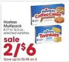 Giant Eagle Hostess Multipack offer