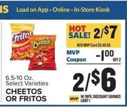 Food Lion Cheetos or Fritos offer