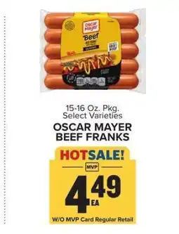 Food Lion Oscar Mayer Beef Franks offer