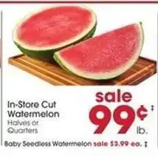 Giant Eagle In-Store Cut Watermelon offer
