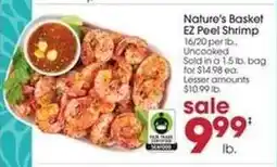 Giant Eagle Nature's Basket EZ Peel Shrimp offer
