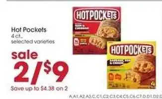 Giant Eagle Hot Pockets offer