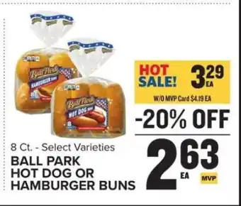 Food Lion Ball Park Hot Dog or Hamburger Buns offer