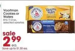 Giant Eagle Voortman Cookies or Wafers offer