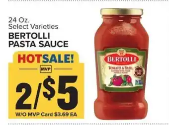 Food Lion Bertolli Pasta Sauce offer