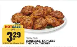 Food Lion Family Pack Boneless, Skinless Chicken Thighs offer