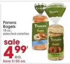 Giant Eagle Panera Bagels offer