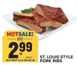 Food Lion St. Louis Style Pork Ribs offer